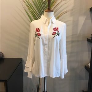 Rose Embroidered Women’s Blouse